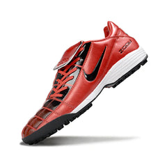 Chuteira Society TF Nike Air Zoom Total 90 III Vermelha e Preta