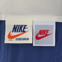 Jaqueta Corta-Vento Nike Bege Azul