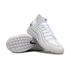 Chuteira Society TF Nike Mercurial Superfly 10 Elite Air Max 95 Disruptive Infantil