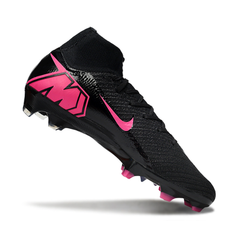 Chuteira Campo FG Nike Air Zoom Mercurial Superfly 10 Elite Preta e Rosa