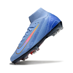 Chuteira Campo FG Nike Mercurial Superfly 10 Elite Azul Infantil