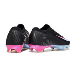 Chuteira Campo FG Nike Mercurial Vapor 16 Elite Preta, Azul e Rosa Infantil
