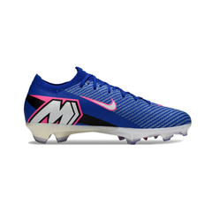 Chuteira Campo FG Nike Mercurial Vapor 16 Elite Azul, Rosa e Branca Infantil