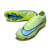 Chuteira Campo FG Nike Air Zoom Mercurial Vapor 16 Elite Verde e Azul-Clara