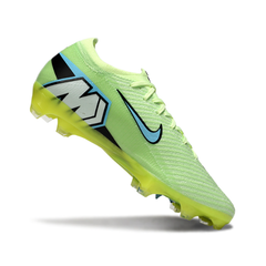 Chuteira Campo FG Nike Air Zoom Mercurial Vapor 16 Elite Verde e Azul-Clara