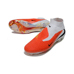 Chuteira Campo FG Nike Phantom 6 DF Elite Laranja e Branca