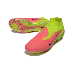 Chuteira Campo FG Nike Phantom 6 DF Elite Amarela e Rosa