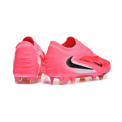Chuteira Campo FG Nike Phantom 6 Elite Rosa e Vermelha Infantil