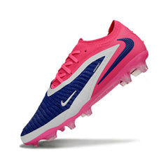 Chuteira Campo FG Nike Phantom 6 Elite Rosa, Branca e Azul