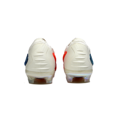 Chuteira Campo FG Nike Phantom 6 Elite Branca e Laranja Infantil
