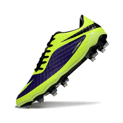 Chuteira Campo FG Nike Phantom Hypervenom Elite Verde-Clara e Roxa