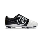 Chuteira Campo FG Nike Total 90 III Infantil Branca e Preta