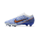 Chuteira Campo FG Nike Zoom Mercurial Vapor 15 Elite CR7 Azul Infantil