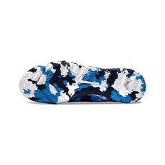 Chuteira Society TF Nike Zoom Mercurial Vapor 16 Elite Infantil Azul e Branca
