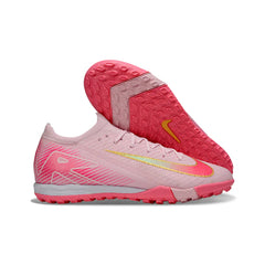 Chuteira Society TF Nike Zoom Mercurial Vapor 16 Elite Rosa-Clara Infantil