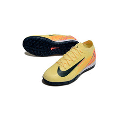 Chuteira Society TF Nike Zoom Mercurial Vapor 16 Elite Pack Mbappe Yellow Turf Infantil