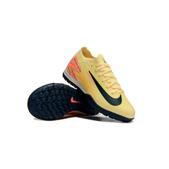 Chuteira Society TF Nike Zoom Mercurial Vapor 16 Elite Pack Mbappe Yellow Turf Infantil