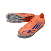 Chuteira Campo Molhado SG Adidas F50 Primeknit Elite Pack Coral Blaze