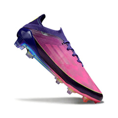 Chuteira Campo FG Adidas F50 Primeknit Elite Roxa e Rosa