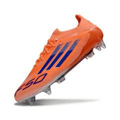 Chuteira Campo Molhado SG Adidas F50 Primeknit Elite Pack Coral Blaze