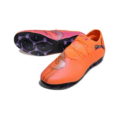 Chuteira Campo Sintético AG Puma Future 8 Low Cut Laranja