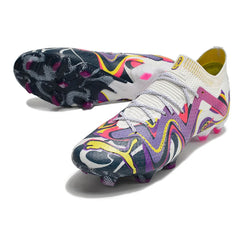 Chuteira Campo FG Puma Future Ultimate Pack Creativity Preta e Amarela