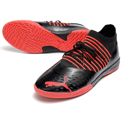 Chuteira Futsal IC Puma Future Z 1.3 NJR X Batman Pack Preta e Amarela