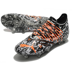 Chuteira Campo FG Puma Future Z 1.3 Teaser Pack Preta e Branca