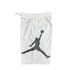 Shorts Jordan Branco e Cinza