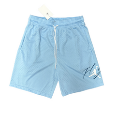 Shorts Jordan Azul-Claro Preto e Branco