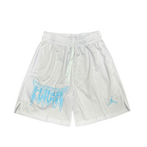 Shorts Jordan Branco e Azul-Claro
