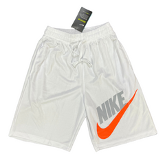 Shorts Nike Branco, Cinza e Laranja