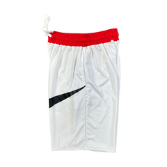 Shorts Nike Branco, Vermelho e Cinza