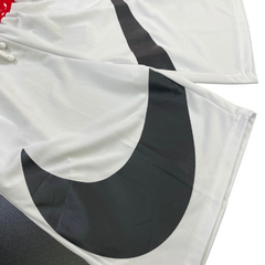 Shorts Nike Branco, Vermelho e Cinza