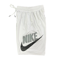Shorts Nike Branco, Cinza e Preto