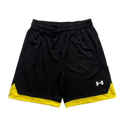 Shorts Under Armour Preto e Amarelo