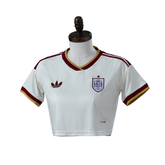 Spain Adidas 2026 Visitante Women's Baby Tee Version Camisa de Futebol
