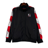 Jaqueta Corta-Vento Tommy Hilfiger Preta, Branca e Vermelha