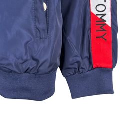 Jaqueta Corta-Vento Tommy Hilfiger Azul, Branca e Vermelha