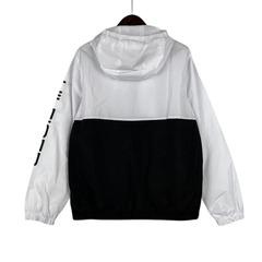 Jaqueta Corta-Vento Tommy Hilfiger Branca e Preta