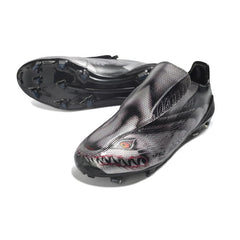 Chuteira Campo FG Adidas F50 Sem Cadarço Elite Preto e Cinza