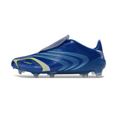 Chuteira Campo FG Adidas F50 Sem Cadarço Elite Azul