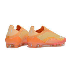 Chuteira Campo FG Adidas F50 Elite Sem Cadarço Laranja