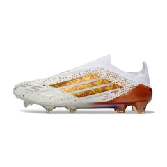 Chuteira Campo FG Adidas F50 Elite Sem Cadarço Pack Salah Egyptian King