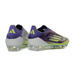 Chuteira Campo Molhado SG Adidas F50 Elite Sem Cadarço Pack New Season Preta e Branca