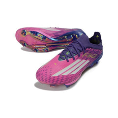 Chuteira Campo FG Adidas F50+ Elite Rosa e Roxa