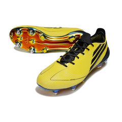 Chuteira Campo Molhado SG Adidas F50 Elite Amarela e Preta