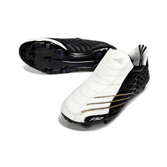Chuteira Campo FG Adidas F50 Spider Preta e Branca