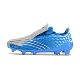 Chuteira Campo FG Adidas F50 Spider Azul e Prateada