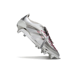 Chuteira Campo Molhado SG Adidas Predator 25 Elite Pack Bellingham Chrome Dream